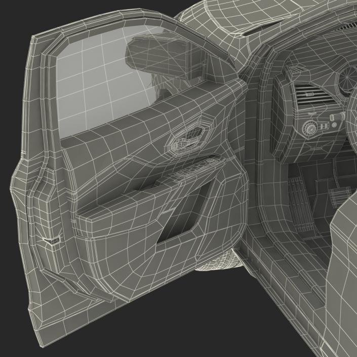 3D Generic SUV Rigged model