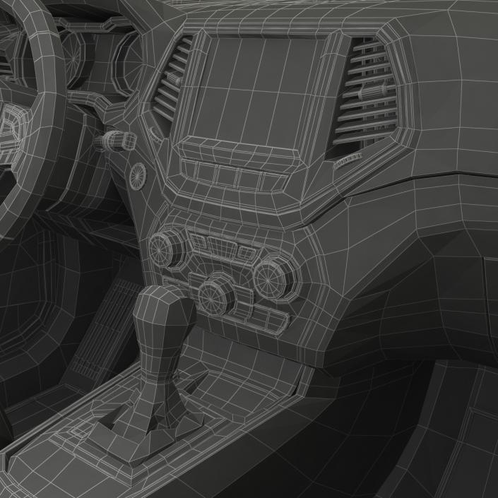 3D Generic SUV Rigged model