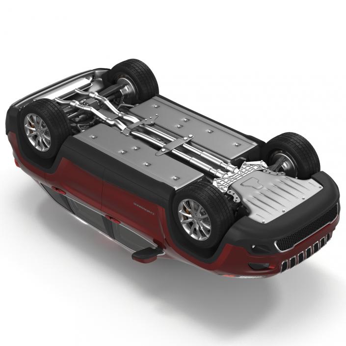 3D Jeep Cherokee 2015 model