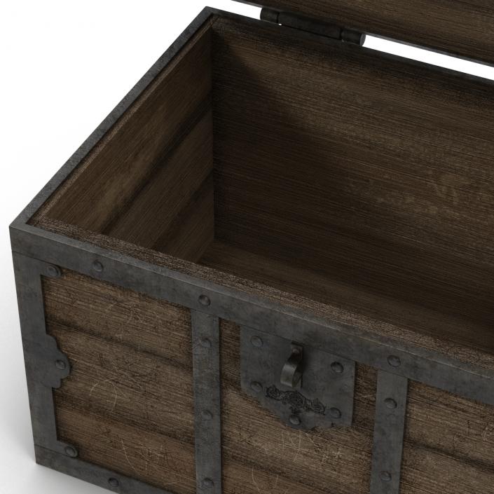 3D Old Wooden Chest