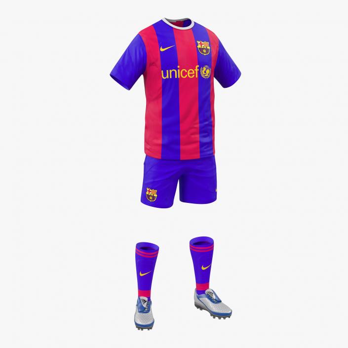 Soccer Clothes Barcelona 3D model