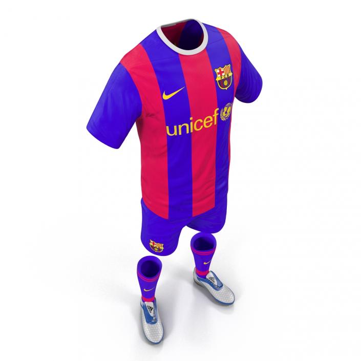 Soccer Clothes Barcelona 3D model