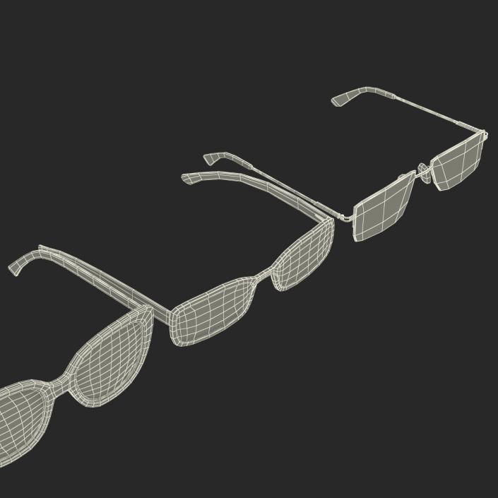 3D Glasses Collection model