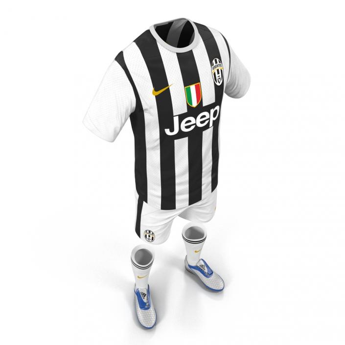3D Soccer Clothes Juventus model