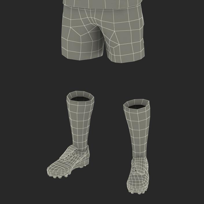 3D Soccer Clothes Juventus model