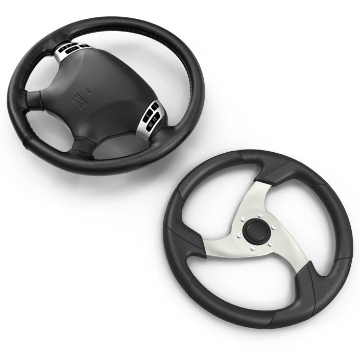 3D Steering Wheels Collection