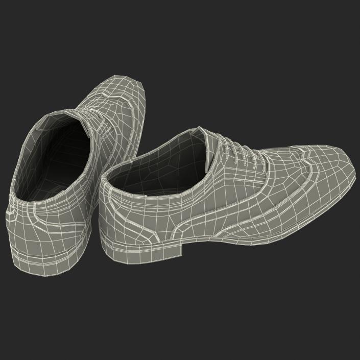 3D Wingtip Shoes model