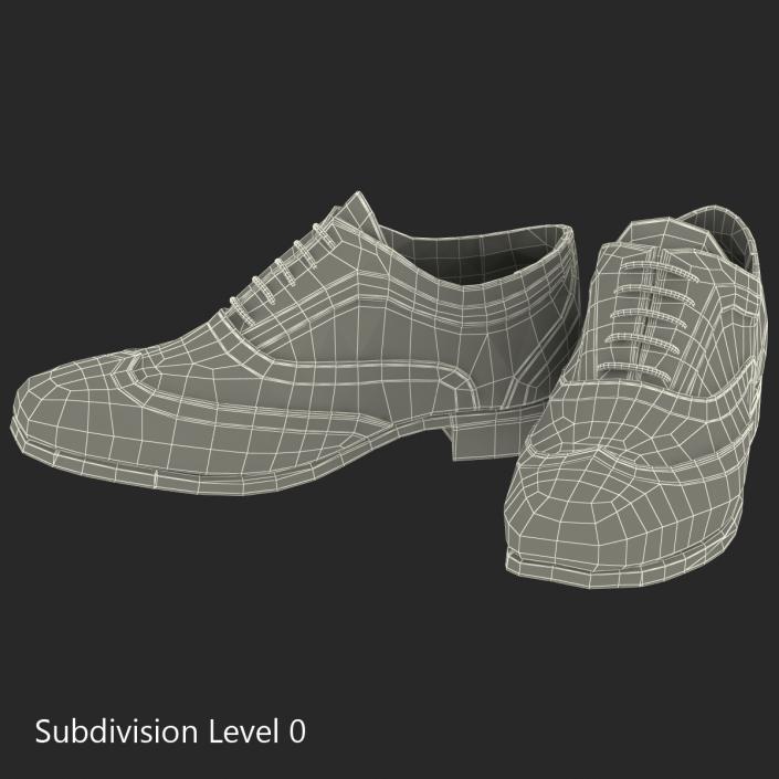 3D model Wingtip Shoes 2