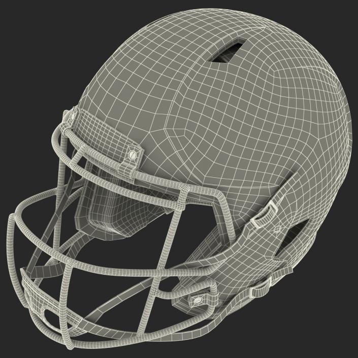 3D model Football Helmet 3 Riddell