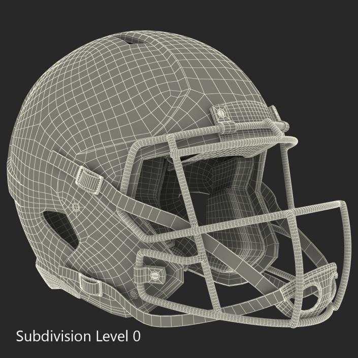 Free 3d football helmet model