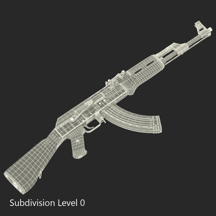Assault Rifle AK 47 3D model