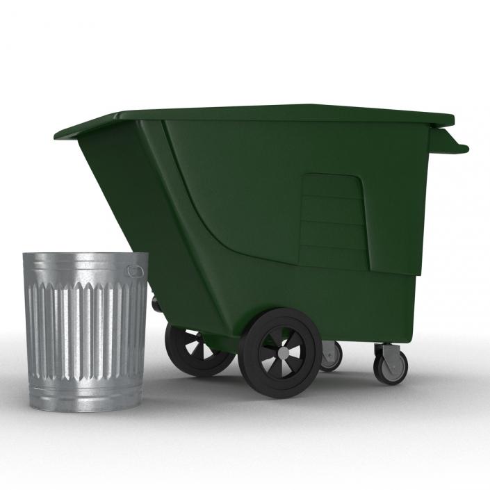 3D Garbage Cans 3D Models Collection model