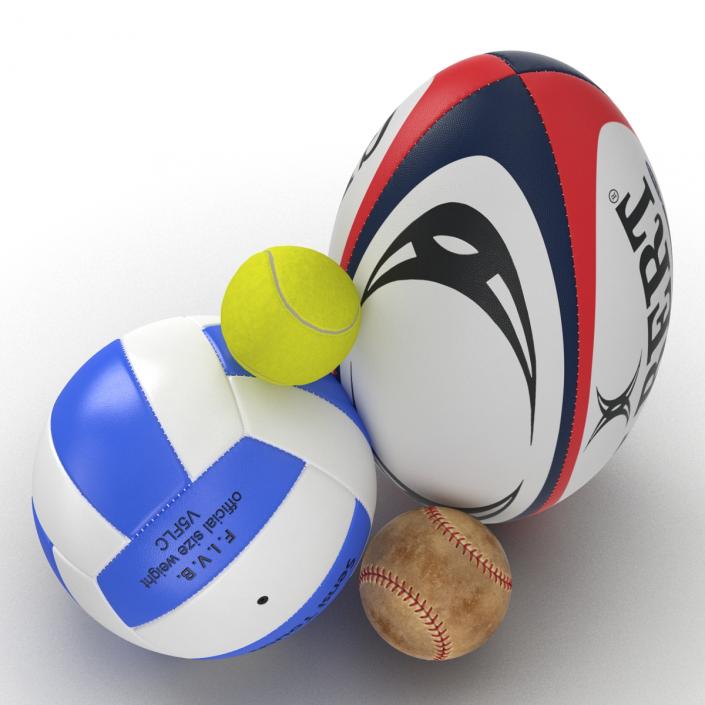 Sport Balls Collection 3D