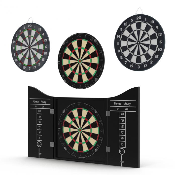 Dart Boards Collection 3D