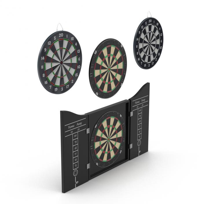 Dart Boards Collection 3D