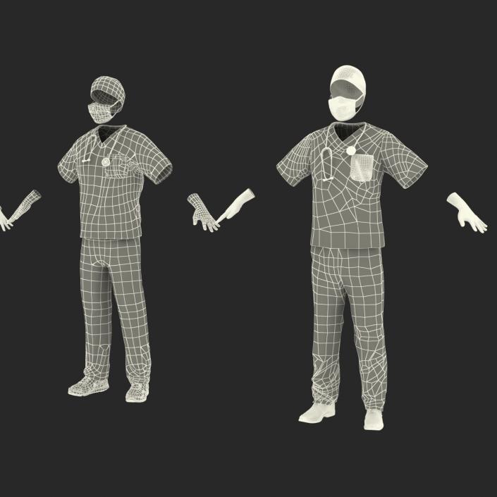 3D Doctor Clothing Collection