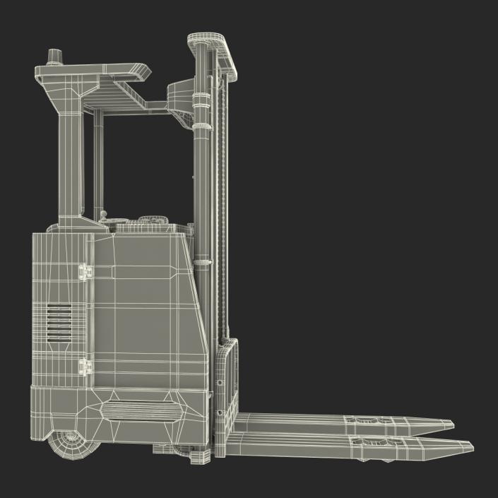 Rider Stacker Red Rigged 3D model