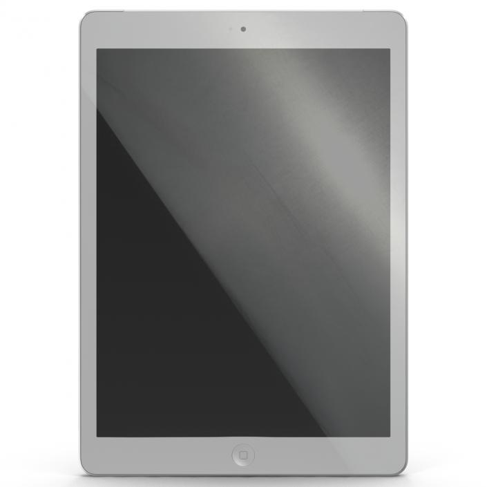iPad Air Cellular Silver 3D model