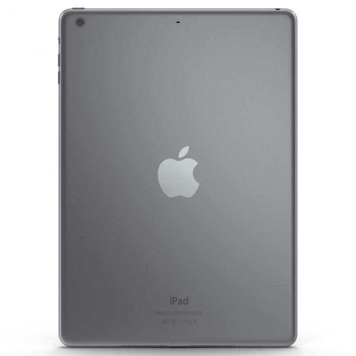 iPad Air Space Gray 3D model