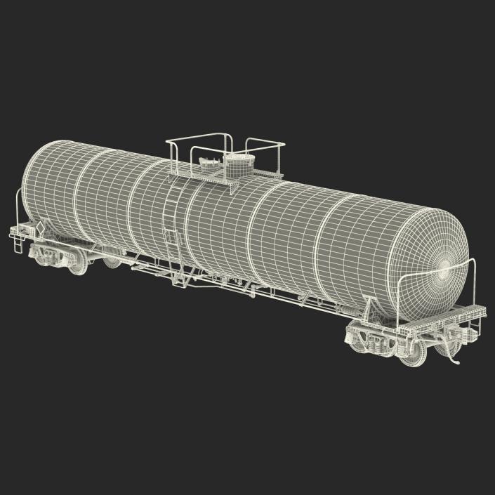 Railroad Tank Car 3 3D model