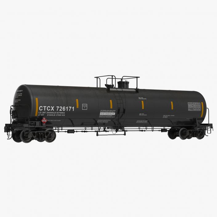 Railroad Tank Car 3D