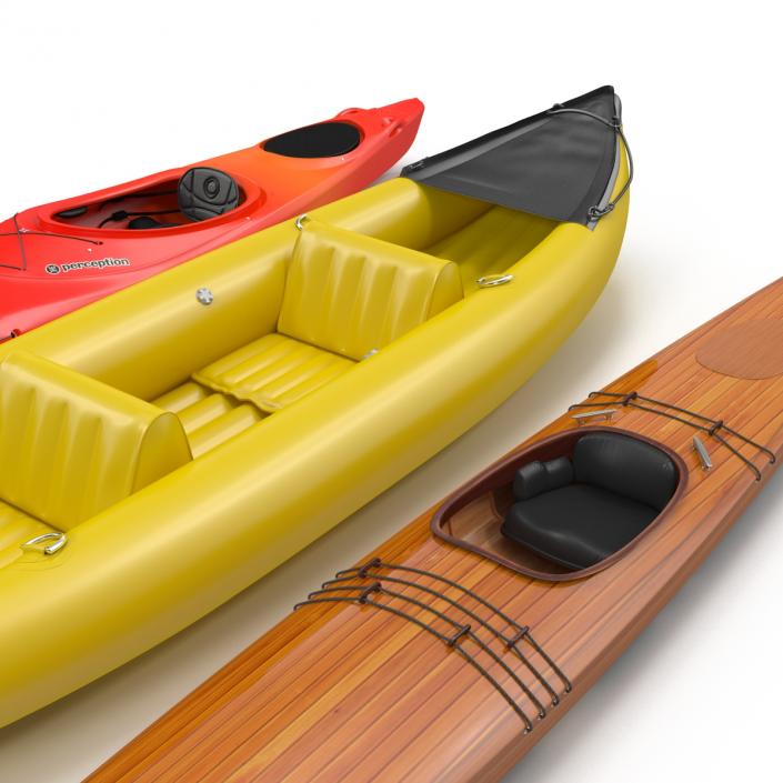 Kayaks Collection 3D