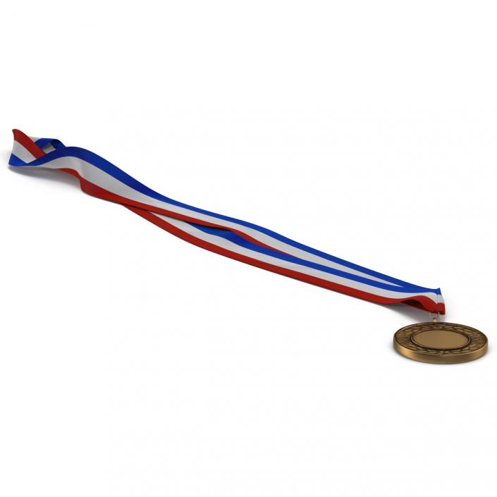3D model Award Medal 2 Bronze