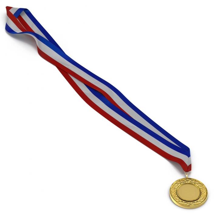 3D Award Medal 2 Gold model