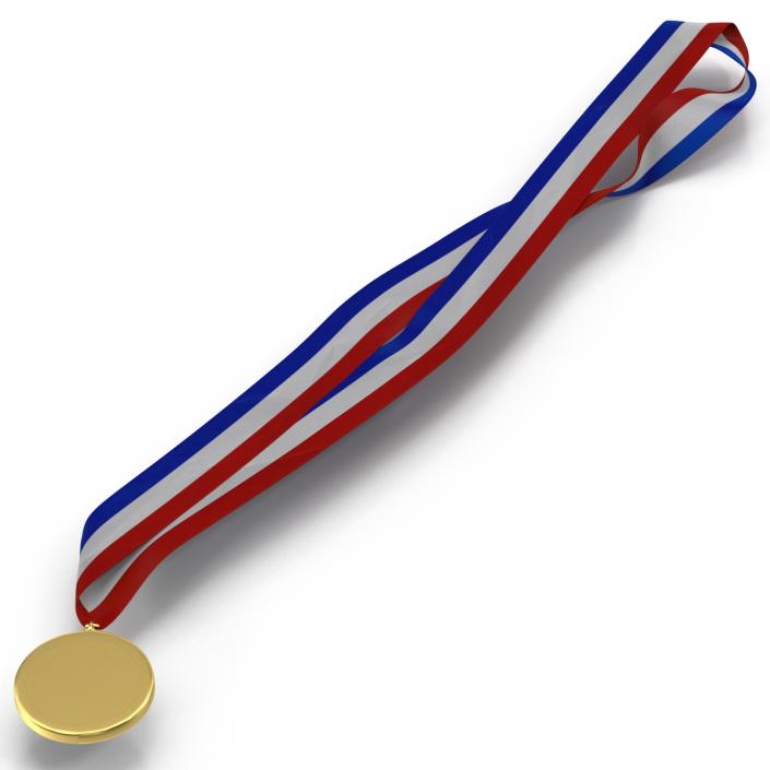 3D Award Medal 2 Gold model