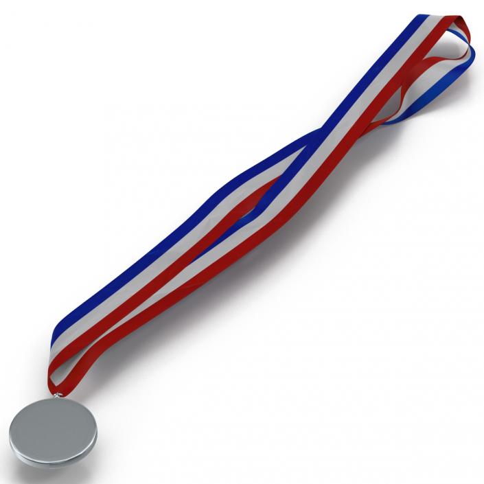 3D model Award Medal 2 Silver