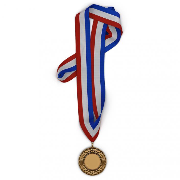 3D model Award Medal 3 Bronze