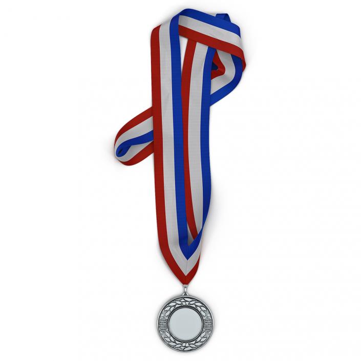 3D model Award Medal 3 Silver