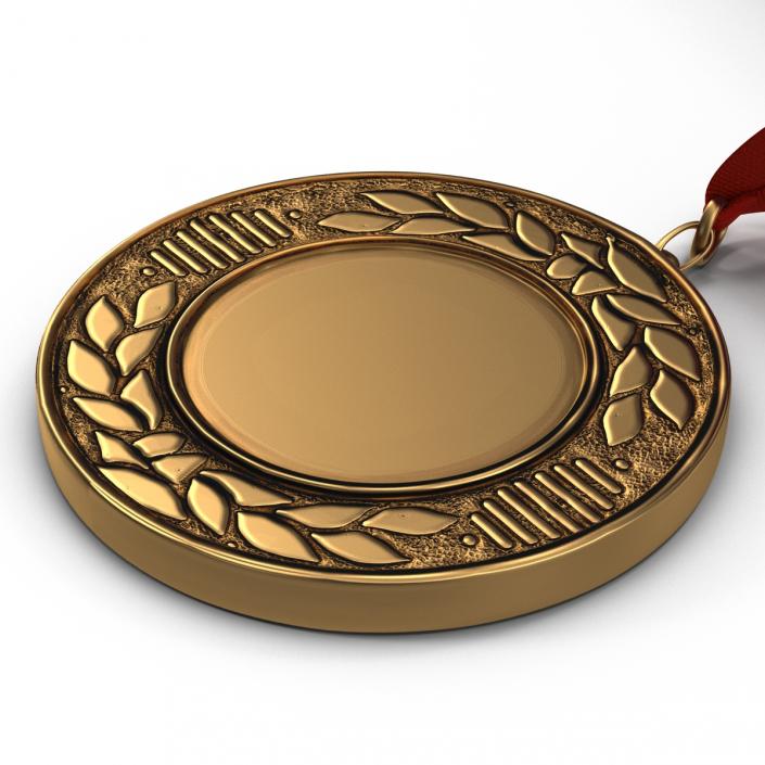 3D model Award Medal 4 Bronze