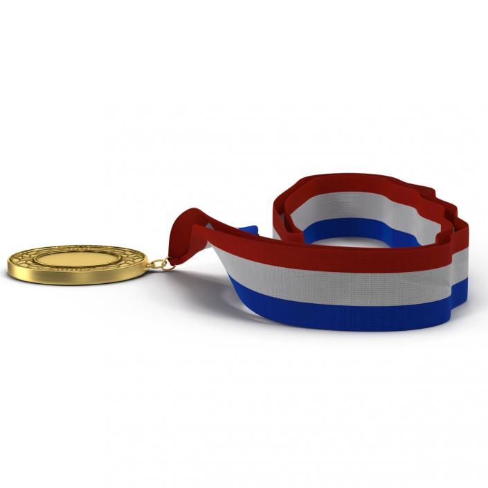 3D Award Medal 4 Gold model