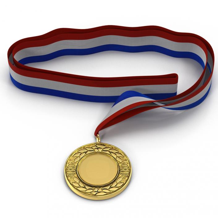3D Award Medal 4 Gold model