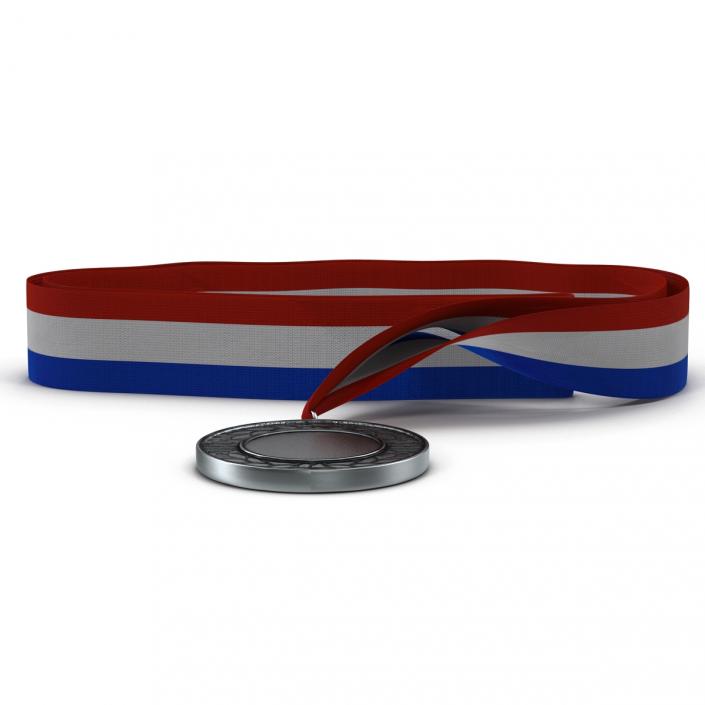 3D model Award Medal 4 Silver