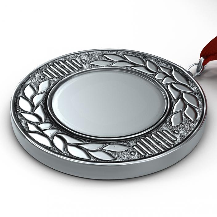 3D model Award Medal 4 Silver