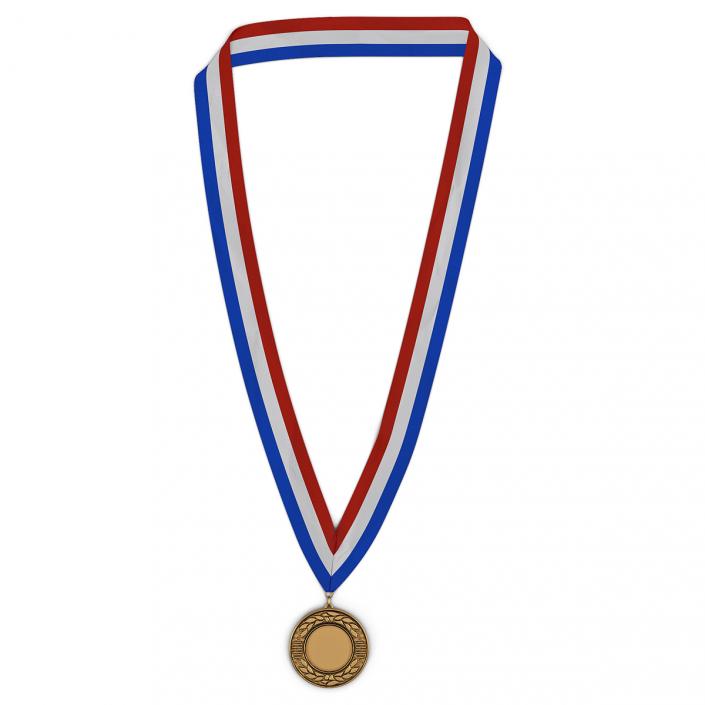 3D Award Medal Bronze model
