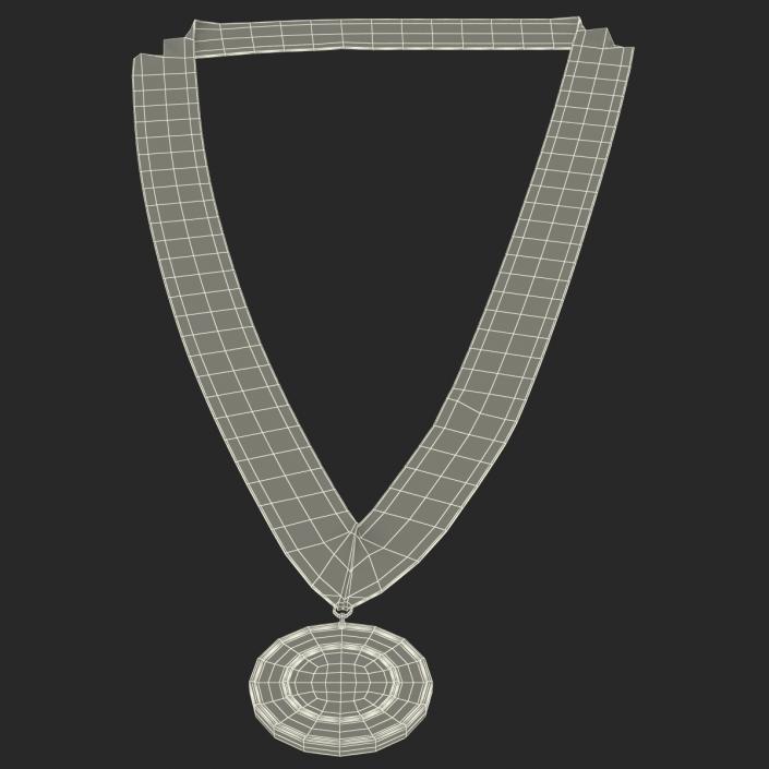 3D Award Medals Set 2 model