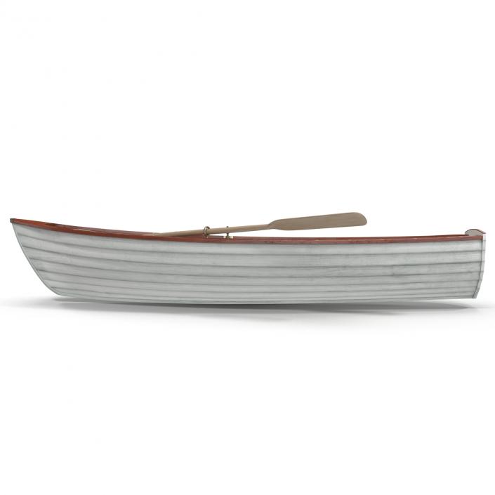 3D Rowing Boat 4 model