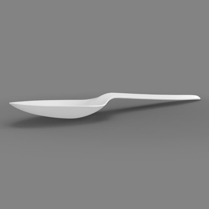 3D Plastic Spoon model