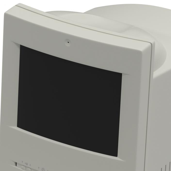 3D Apple Macintosh Color Classic Set model