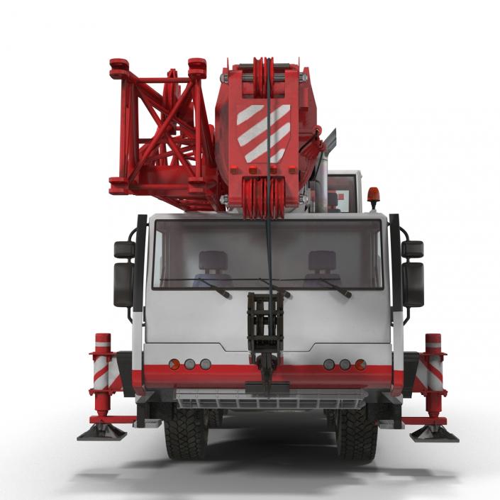 Compact Mobile Crane Rigged 3D