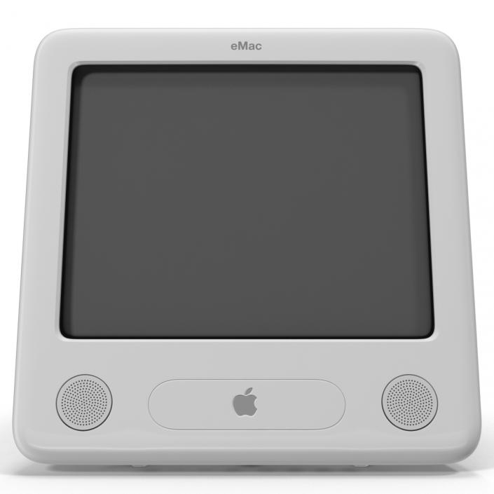 3D Apple eMac Desktop model