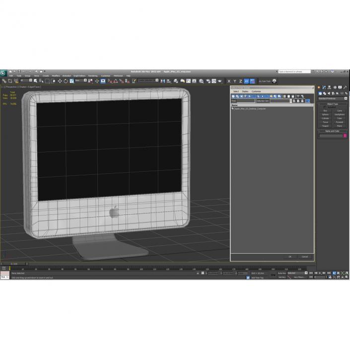 3D Apple iMac G5 model