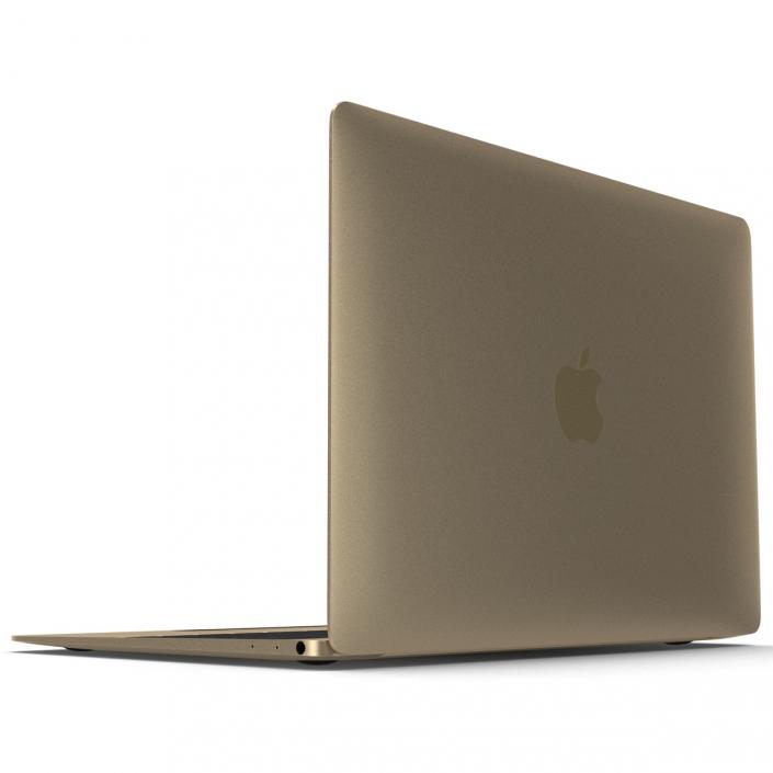 Apple MacBook Pro Gold 3D