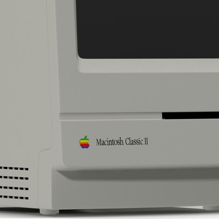 3D Apple Macintosh Classic II