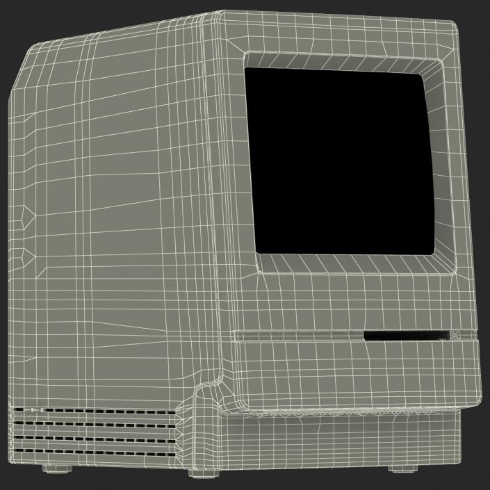 3D Apple Macintosh Classic II