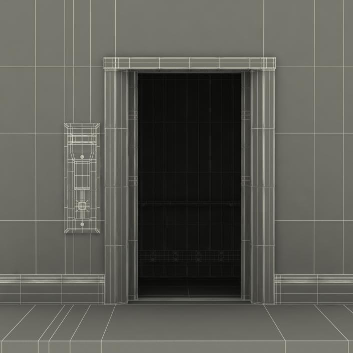3D Lift Interior model