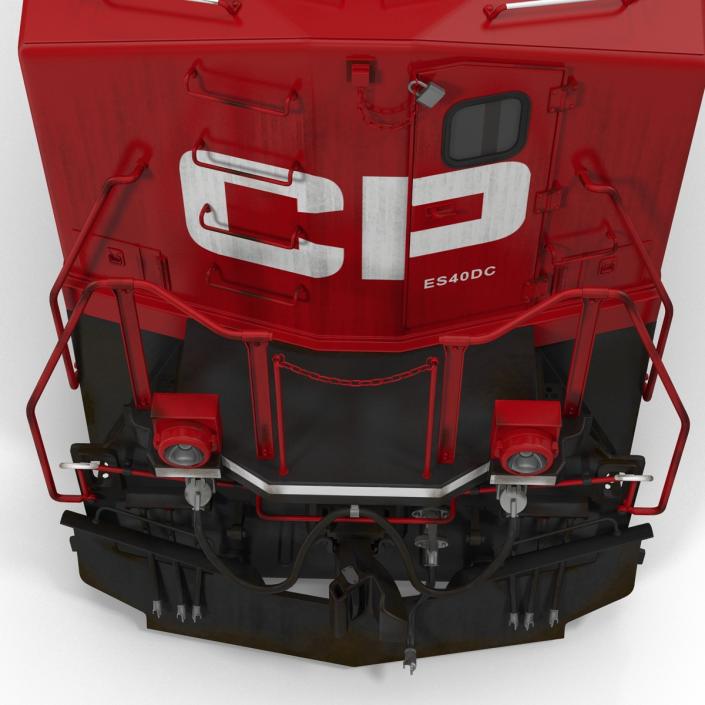 Locomotive ES40DC Canadian Pacific 3D model